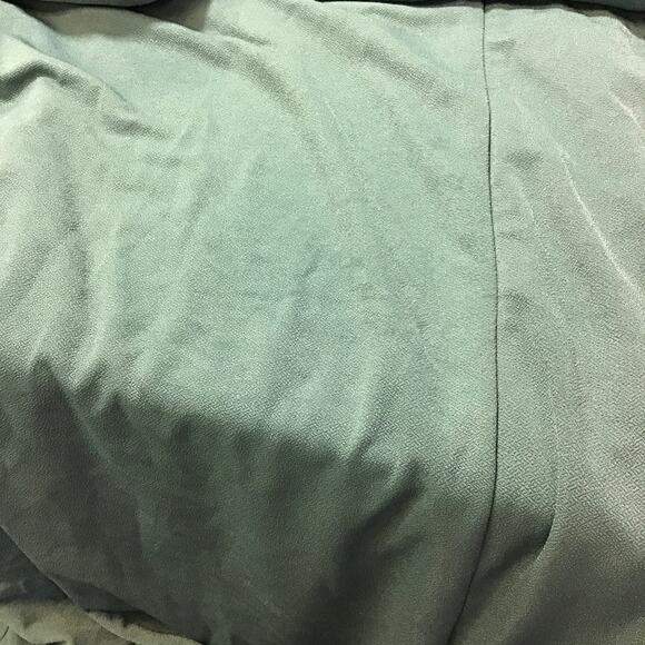 BIRDY GREY 1X Plus Green Sea Glass One-Shoulder Crepe Kira Maxi Dress 0b15 flaw - Picture 11 of 11